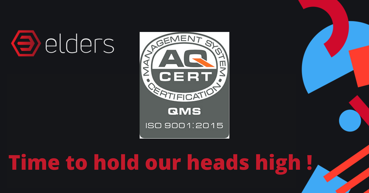 Time To Hold Our Heads High !